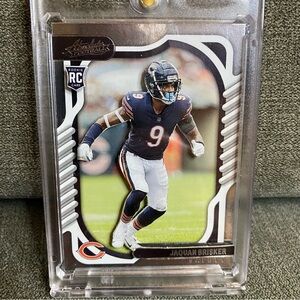 Custom 3D Floater - Jaquan Brisker Absolute Chicago Bears card